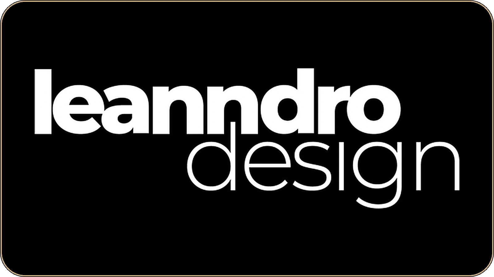 Logótipo leandro design